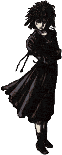 Gif animé gothique fille